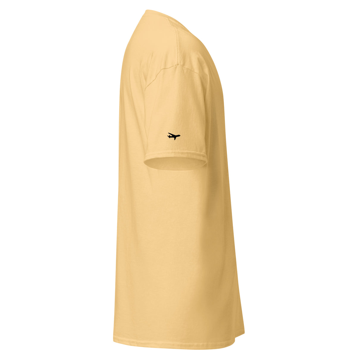 T-shirt Classique jaune, profil droit - TRIPKIM