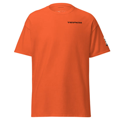 T-shirt Amsterdam AMS orange, vue de face - TRIPKIM