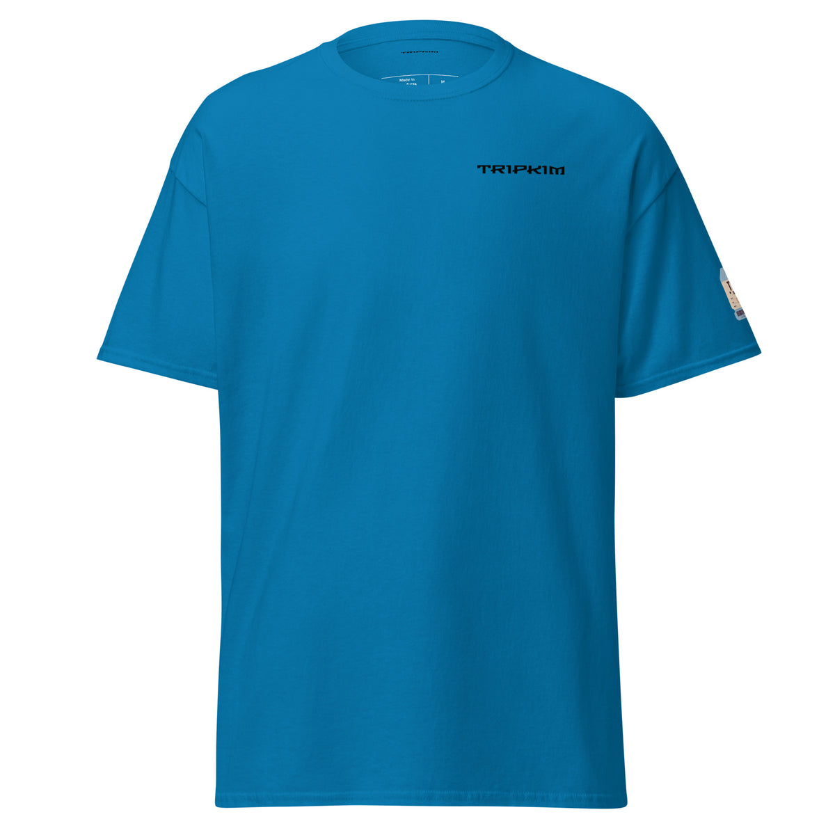 T-shirt Tokyo HND bleu saphir, vue de face - TRIPKIM