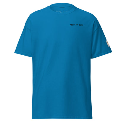 T-shirt Tokyo HND bleu saphir, vue de face - TRIPKIM