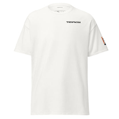 T-shirt Amsterdam AMS blanc, vue de face - TRIPKIM
